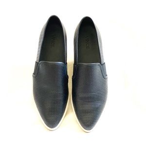 Vince Pierce Perforated Leather Sneaker - Sz 7
